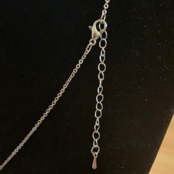 Diamond crystalTeardropNecklaceAndEarrings - Picture 4 of 4